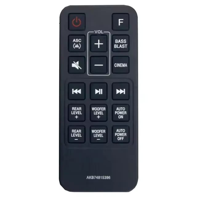 Fjärrkontroll Ersättning för AKB74815396 För LG Soundbar