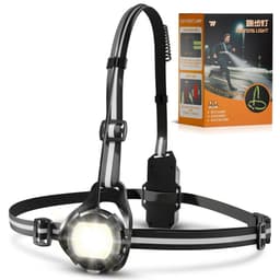 WEST BIKING Lykte lykt Løping Sykling Varsellys 500 Lumen - Svart