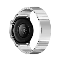 Titanium & Rustfritt Stål Klokkereim Kompatibel med Huawei GT6 46mm - Justerbar Lenkedesign Sølv