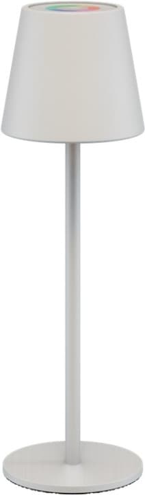 Goobay Trådløs LED-bordlampe RGBW, hvit med berøringskontroll, 150 lm, mange RGB-lysfarger og varmhvit (3000 K), trinnløst dimbar