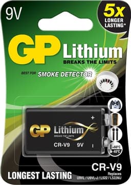 GP Litiumbatteri CR-V9 1-pk