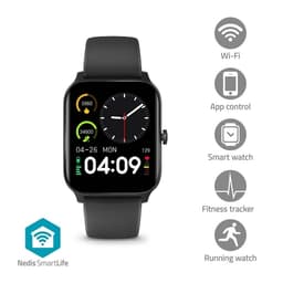 Nedis SmartLife-klocka | 1.69 "" | LCD | IP68 | Maximal användningstid: 240 timmar | Android/ IOS | Svart