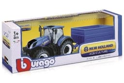 Tractor 1:32 w/trailer New Holland T7.315 ass.