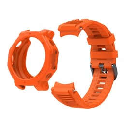 Silikone urrem og etui kompatibelt med Amazfit T-Rex 3 Pro - Flere farver Orange