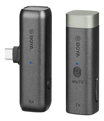 BY-WM3U, 2.4 GHz wireless microphone, black