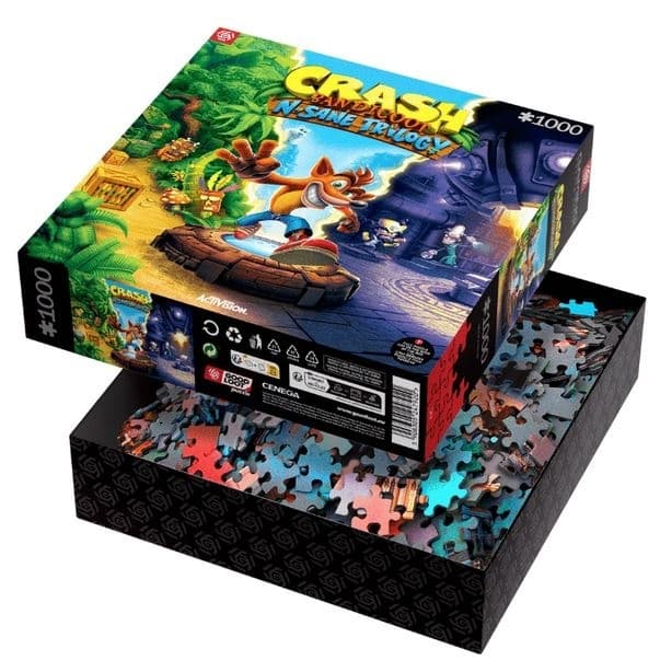 Good Loot Spil-puslespil: Crash Bandicoot N. Sane Trilogy (1000 brikker)