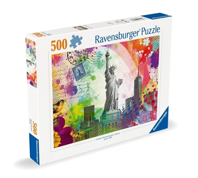 Ravensburger Pussel New York Vykort 500p (12000368)