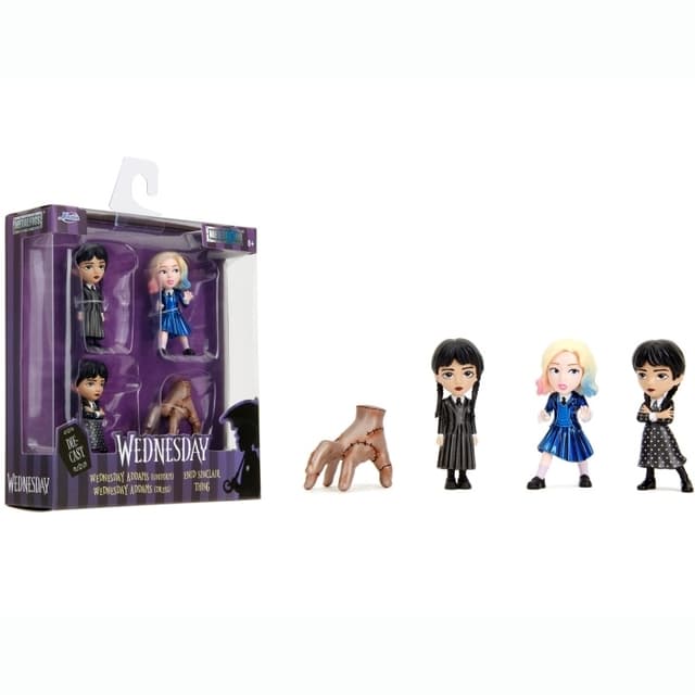 Jada Toys Wednesday Samlarfigur 4-Pack, 6 cm