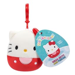 Squishmallows 9 cm Clip-on Hello Kitty og venner - Hello Kitty