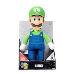 JAKKS Pacific Super Mario Movie Premium Posable Plush 15 tum Luigi