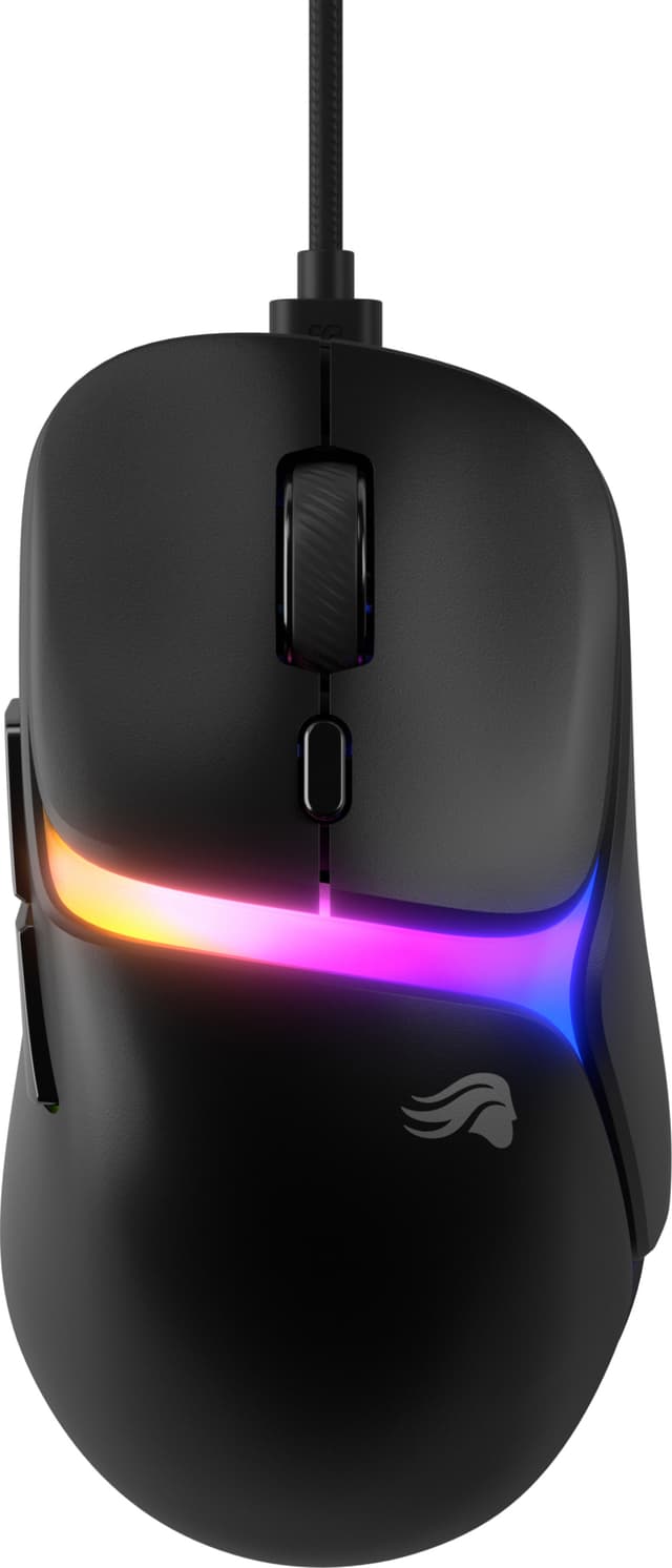 Model D 3 kablet gamingmus, svart