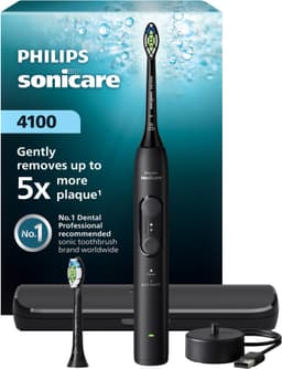 Philips Sonicare 4000 Series elektrisk tandbørste HX404452 (Sort)