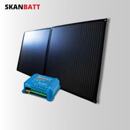 SKANBATT Solcellepakke - 120W Sammenleggbart / Victron 10A MPPT