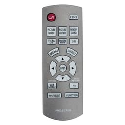 Fjernkontroll Erstatning N2QAYB000680 for Panasonic-projektor