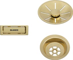 Blanco Infino stainer-sæt til skål (Satin Gold)