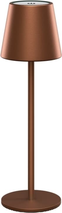 Goobay Trådlös LED-bordslampa, brons med touch-kontroll, 180 lm, varmvit (3000 K), steglöst dimbar