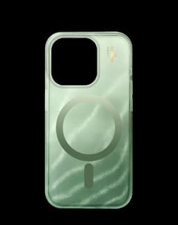 Clear Case MagSafe iPhone 15 Pro Sage Green
