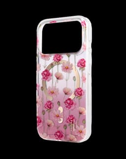 Mirror Case MagSafe iPhone 16 Pro Rose Blush Floral