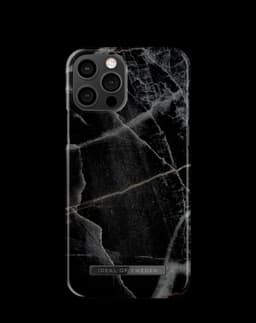 Printed Case MagSafe 12 / 12 Pro Black Thunder Marble