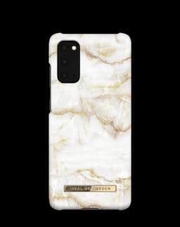 Printed Case Galaxy S20 Golden Pearl Marble