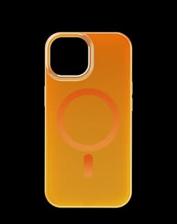 Clear Case MagSafe iPhone 13 / 14 / 15 / 16e / 17e Orange Spritz