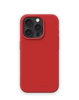 Silicone Case iPhone 15 Pro Red