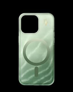 Clear Case MagSafe iPhone 15 Pro Max Sage Green