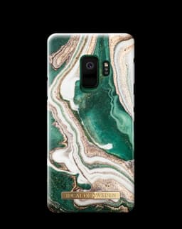 Printed Case Galaxy S9 Golden Jade Marble