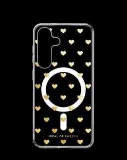 Clear Case MagSafe Galaxy S24 / S25 Golden Hearts