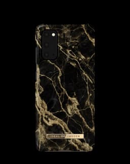 Printed Case Galaxy S20 Golden Smoke Marble