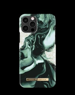 Printed Case iPhone 12 / 12 Pro Golden Olive Marble