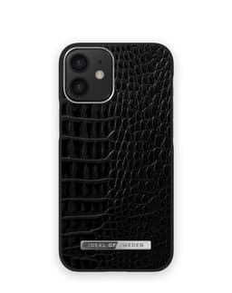 Atelier Case iPhone 12 Mini Neo Noir Croco Silver