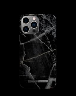 Printed Case MagSafe iPhone 14 Pro Max Black Thunder Marble