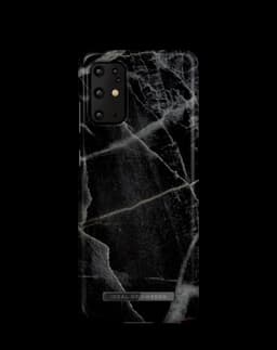 Printed Case Galaxy S20 Plus Black Thunder Marble
