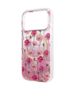Mirror Case iPhone 16 Pro Max Rose Blush Floral