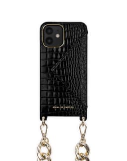 Necklace Case iPhone 12 / 12 Pro Neo Noir Croco