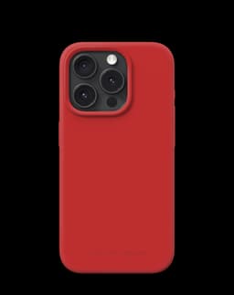 Silicone Case MagSafe iPhone 15 Pro Red