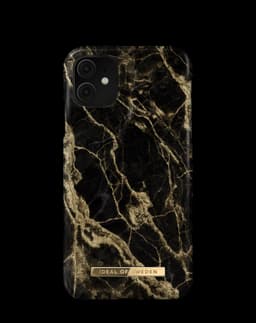 Printed Case iPhone 11 / XR Golden Smoke Marble