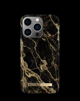 Printed Case iPhone 13 Pro Golden Smoke Marble