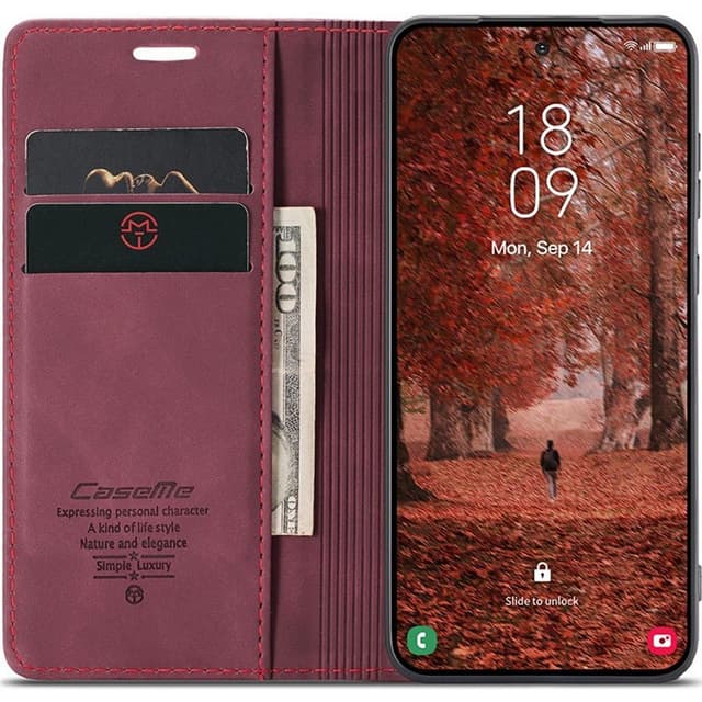 CaseMe mobilcover 013 til Samsung Galaxy S26 Plus - Bordeaux