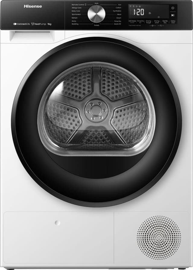 Hisense tørretumbler DH3S902BWCC billede 1