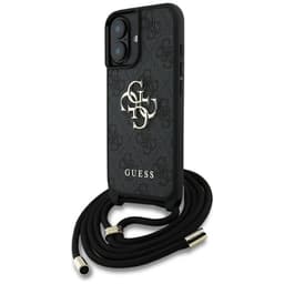 Guess Mobilskal till iPhone 16 Crossbody Big Logo - Svart