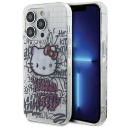 Hello Kitty Mobilskal till iPhone 15 IML Kitty On Bricks Graffiti