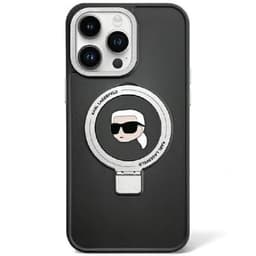 KARL LAGERFELD Mobilskal till iPhone 15 Pro Max MagSafe Ring Stand