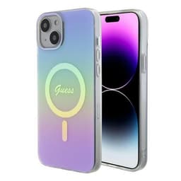 Guess Mobilskal till iPhone 15 Magsafe IML Iridescent - Lila