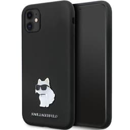 KARL LAGERFELD Mobilskal till iPhone 11/XR Silikon C Metal Pin