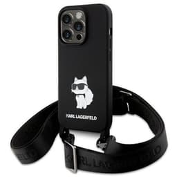 Karl Lagerfeld Mobilskal till iPhone 15 Crossbody Silikon Choupette