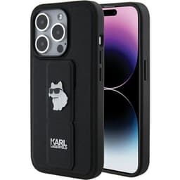Karl Lagerfeld Mobilskal till iPhone 15 Pro Max Gripstand Saffiano