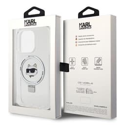 KARL LAGERFELD Mobilskal till iPhone 15 Pro Max MagSafe Ringställ Choupette