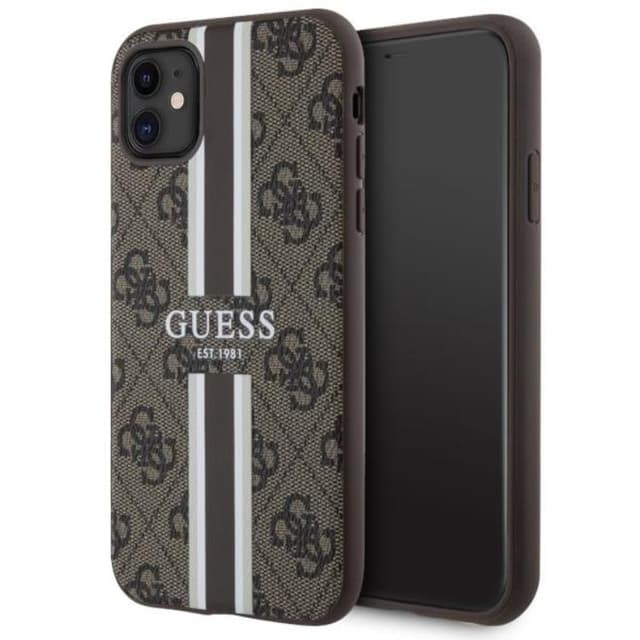 Guess Mobilskal till iPhone 11/XR MagSafe Printed Stripes